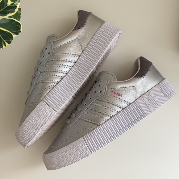 New adidas samba rose silver sneakers - Picture 9 of 12